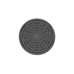 Abstract spirals, spiral abstraction, gray color, graphite Golf Ball Marker