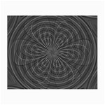 Abstract spirals, spiral abstraction, gray color, graphite Small Glasses Cloth (2 Sides)