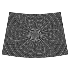 Abstract spirals, spiral abstraction, gray color, graphite Kids  Midi Sailor Dress from ArtsNow.com Front Skirt