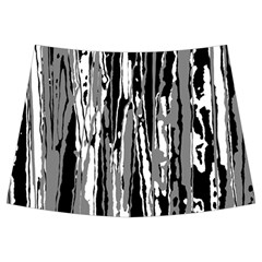 Black And White Abstract Linear Print Kids  Midi Sailor Dress from ArtsNow.com Back Skirt