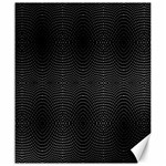 Black And White Kinetic Design Pattern Canvas 20  x 24 