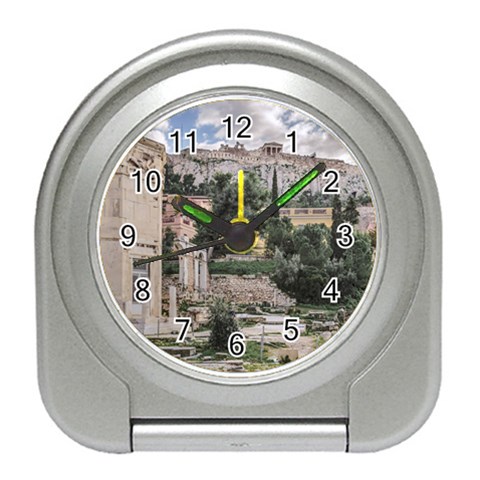 Roman Agora, Athens, Greece Travel Alarm Clock from ArtsNow.com Front