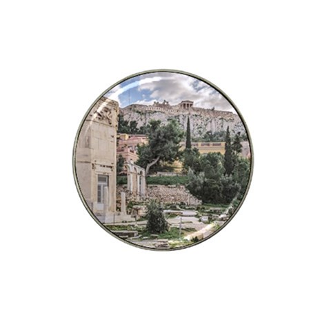 Roman Agora, Athens, Greece Hat Clip Ball Marker (4 pack) from ArtsNow.com Front