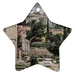 Roman Agora, Athens, Greece Star Ornament (Two Sides)