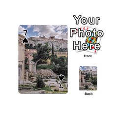 Roman Agora, Athens, Greece Playing Cards 54 Designs (Mini) from ArtsNow.com Front - Spade7