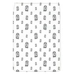 Sketchy Monster Pencil Drawing Motif Pattern Removable Flap Cover (S)