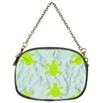 Crunch Green Turtles Chain Purse (Two Sides)