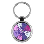 Curled Up Key Chain (Round)