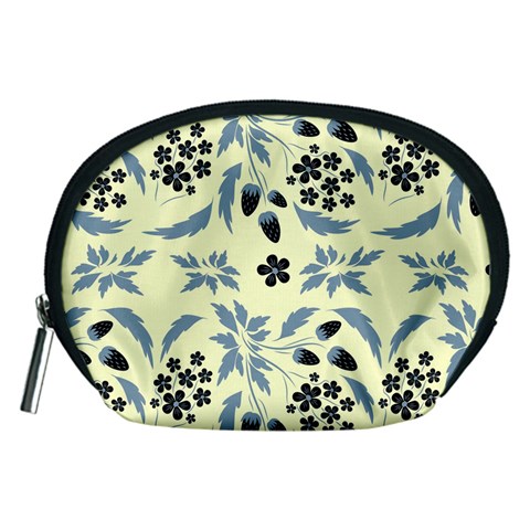 Folk flowers art pattern Floral  surface design  Seamless pattern Accessory Pouch (Medium) from ArtsNow.com Front
