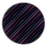 Dark Multicolored Striped Print Design Dark Multicolored Striped Print Design Wireless Charger