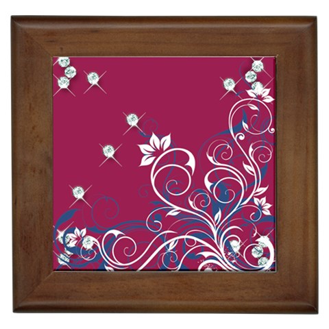 Red Dawn Framed Tile from ArtsNow.com Front