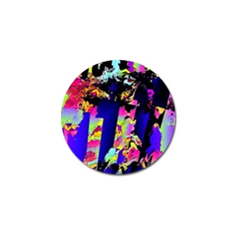 Neon Aggression Golf Ball Marker (4 pack) from ArtsNow.com Front