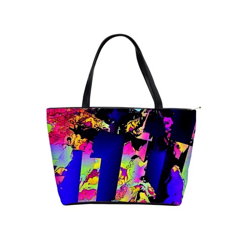 Neon Aggression Classic Shoulder Handbag from ArtsNow.com Front