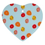 Cute Donuts Heart Ornament (Two Sides)