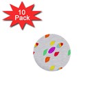 Colorful Minis 1  Mini Buttons (10 pack) 