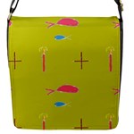 Fish Flap Closure Messenger Bag (S)