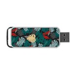 Tropical Autumn Leaves Portable USB Flash (One Side)