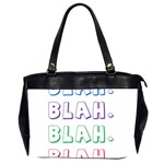 Blah Blah Oversize Office Handbag (2 Sides)