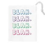 Blah Blah Drawstring Pouch (4XL)