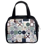 Mosaic Print Classic Handbag (Two Sides)