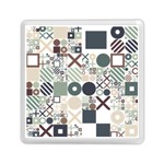 Mosaic Print Memory Card Reader (Square)