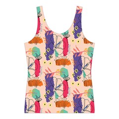 Minimal Floral Art Sport Tank Top  from ArtsNow.com Front