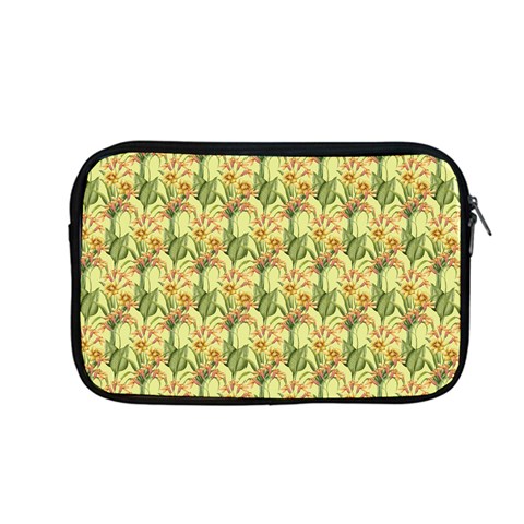 Green Pastel Pattern Apple MacBook Pro 13  Zipper Case from ArtsNow.com Front