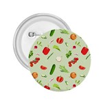 Seamless Pattern With Vegetables  Delicious Vegetables 2.25  Buttons