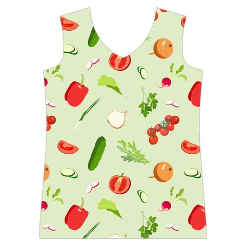 Seamless Pattern With Vegetables  Delicious Vegetables Women s Basketball Tank Top from ArtsNow.com Front