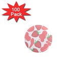 Strawberry Cow Pet 1  Mini Magnets (100 pack) 
