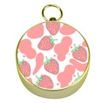 Strawberry Cow Pet Gold Compasses
