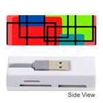 Colorful Rectangle boxes Memory Card Reader (Stick)