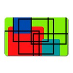 Colorful Rectangle boxes Magnet (Rectangular)