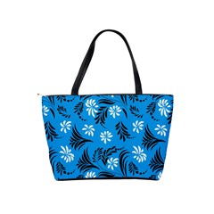 Folk flowers art pattern Floral  surface design  Seamless pattern Classic Shoulder Handbag from ArtsNow.com Back