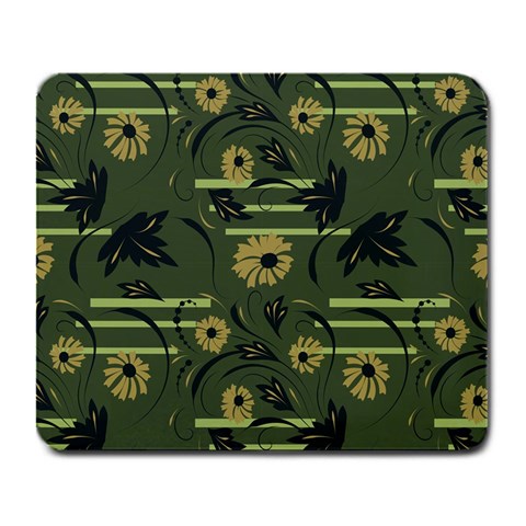 Folk flowers art pattern Floral  surface design  Seamless pattern Large Mousepads from ArtsNow.com Front