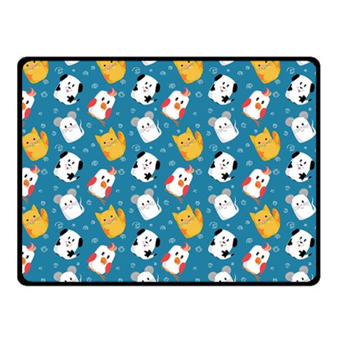 Funny Pets Double Sided Fleece Blanket (Small)  from ArtsNow.com 45 x34  Blanket Front