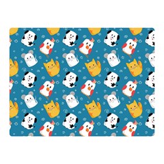 Funny Pets Double Sided Flano Blanket (Mini)  from ArtsNow.com 35 x27  Blanket Back