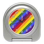 Lgbt Pride Motif Flag Pattern 1 Travel Alarm Clock