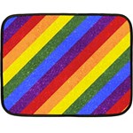 Lgbt Pride Motif Flag Pattern 1 Double Sided Fleece Blanket (Mini) 