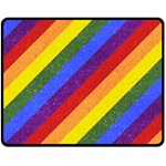 Lgbt Pride Motif Flag Pattern 1 Fleece Blanket (Medium) 