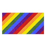 Lgbt Pride Motif Flag Pattern 1 Satin Shawl