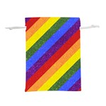 Lgbt Pride Motif Flag Pattern 1 Lightweight Drawstring Pouch (M)