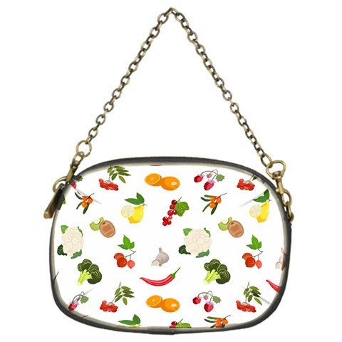 Fruits, Vegetables And Berries Chain Purse (One Side) from ArtsNow.com Front