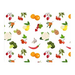 Fruits, Vegetables And Berries Double Sided Flano Blanket (Mini)  from ArtsNow.com 35 x27  Blanket Front