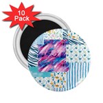 Blue Wavespastel 2.25  Magnets (10 pack) 
