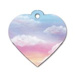 Evening Sky Love Dog Tag Heart (One Side)