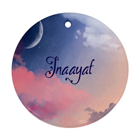 Inaayat Ornament (Round) from ArtsNow.com Front