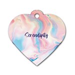 Serenditpity Dog Tag Heart (Two Sides)