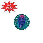 Big Green Bug  1  Mini Button (100 pack) 