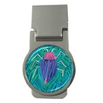 Big Green Bug  Money Clip (Round)